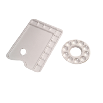 RECTANGULAR PLASTIC PALETTE ART. 006 - dim. 24x34 cm - thickness 2 mm