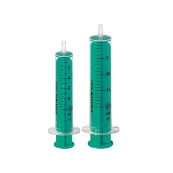 SERINGUE EN PLASTIQUE avec PISTON EN TÉFLON, 20 cc