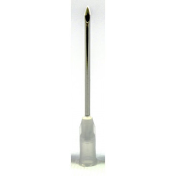 POINTED NEEDLE IN STAINLESS STEEL diam. 1.8 mm with plastic hub