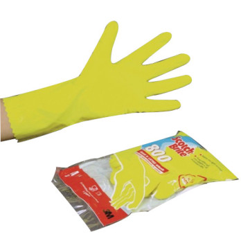 PAIRE DE GANTS LATEX JAUNES Tailles 7-7 1/2 (S)