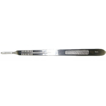 Manche de bistouri n°4L (22cm)  inox